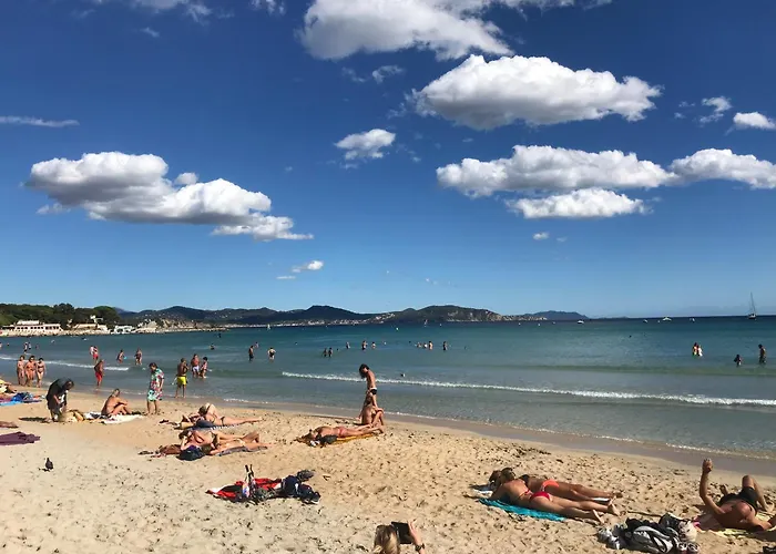 Blue Summer Vibes Duplex Studio For 4P, Ac, Sea View, Parking, Beach At 50M, Spa Access -3