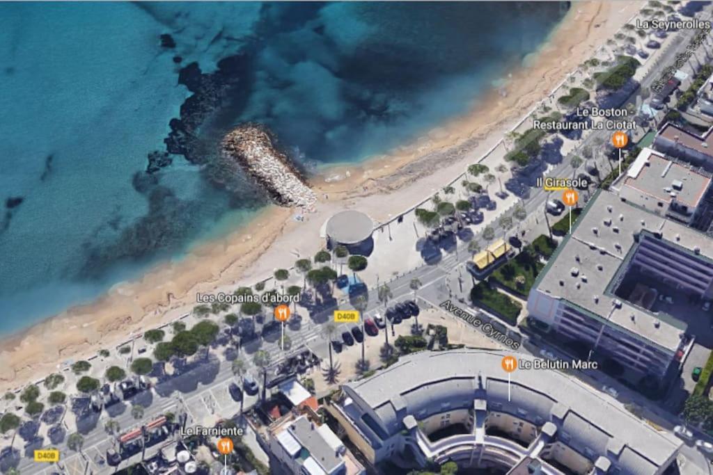 Blue Summer Vibes Duplex For 4p, Ac, Sea View, Parking, At 50m, Access -3 * La Ciotat