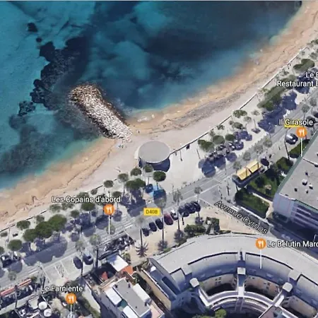 Blue Summer Vibes Duplex Studio For 4P, Ac, Sea View, Parking, Beach At 50M, Spa Access -3 La Ciotat Exterior photo